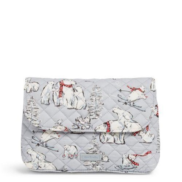 Vera Bradley Iconic Brush & Cosmetic Case, Beary